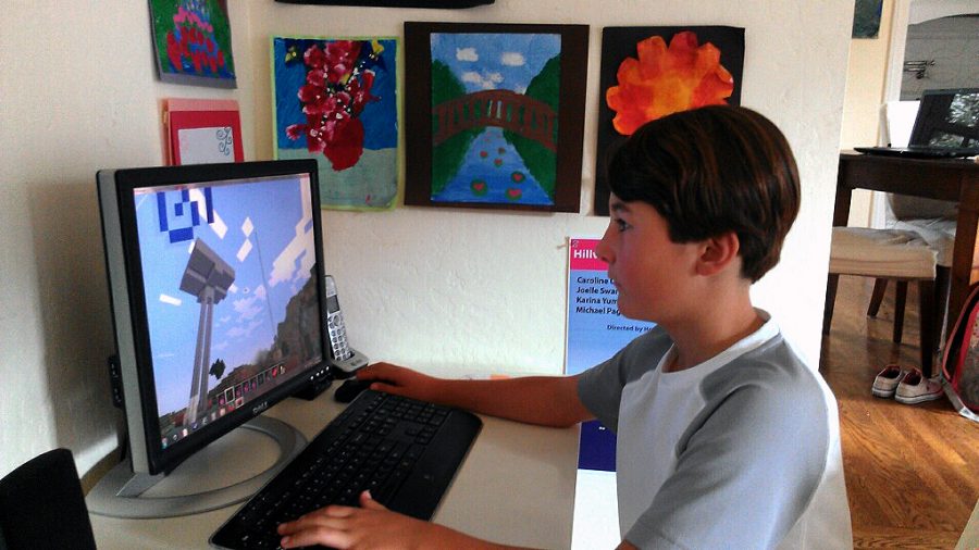 Austin Newman, 10, of Menlo Park, Calif., is not allowed to play video games during the school week. His mother, Michelle DeWolf, says she had to take that step to keep her son focused on his homework during the week.