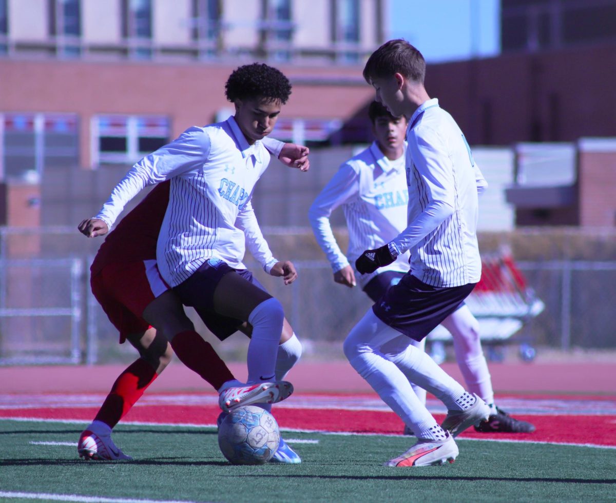 Samuel Dos Santos and Logan Zimmer, taking ball control and leading it back to Jeffersons goal. The defense on the play allowed the Huskies to tie during the final few minutes of the first half.
