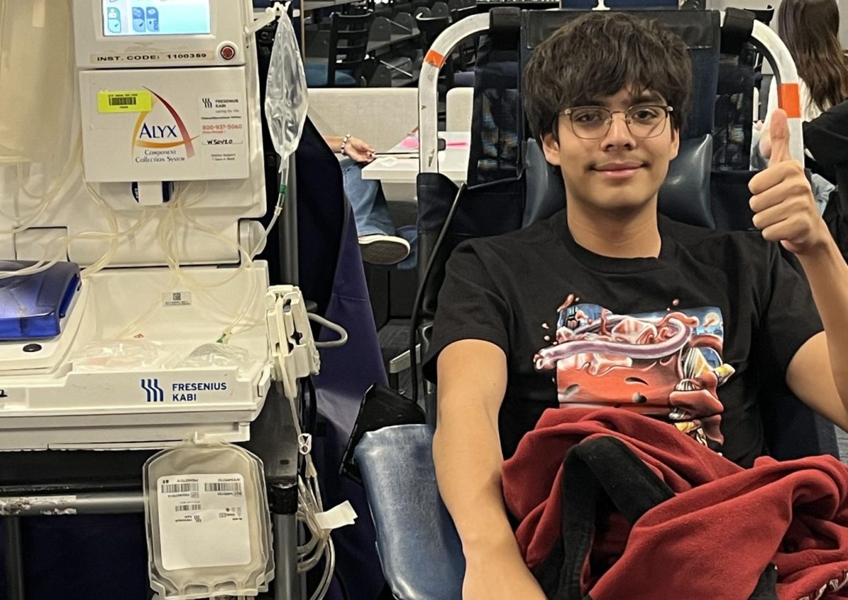 "I'm scared of needles," junior Joel Gaytan said. "I don't like them, but I wanted to get out of my third period." 