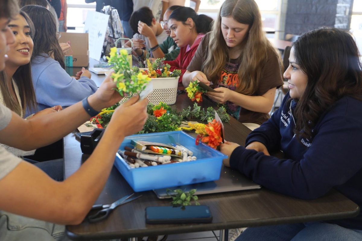 “I think its a good way of brightening up the children's day, by giving them a little surprise, and I think the flowers are a good way to embrace spring and how the new season is coming up.” said  Audrey Lopez, senior community service executive officer .