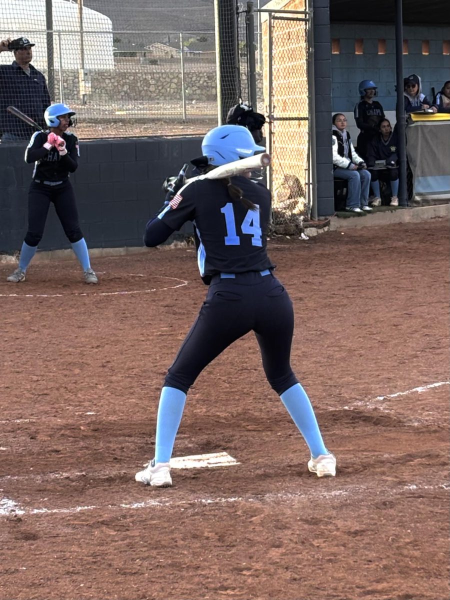 Chapin softball battles against El Paso High School