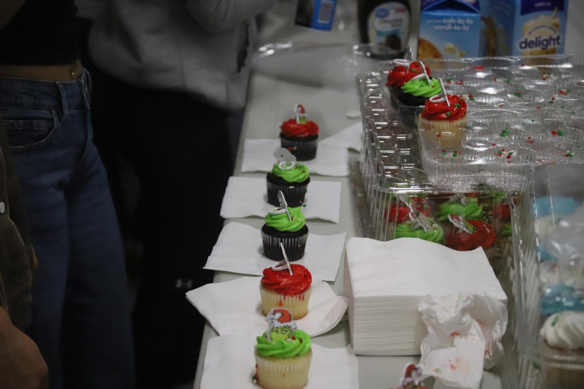 The sweet anticipation! Getting these festive red and green beauties lined up and ready for the giveaway.