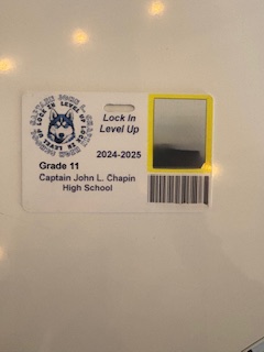 A previous student ID card, similar to the ones students are still waiting to receive this year.