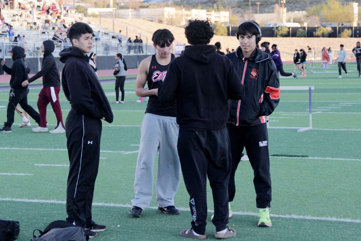 GROUP. in this photo rival school warming up for the race events today.