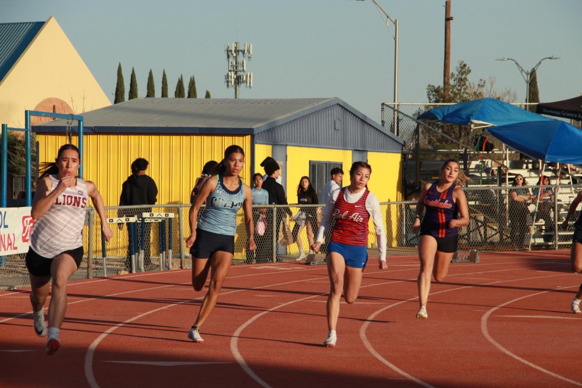 Andrea Rangel ran the 200m race and placed 8th in finals with a time of 28.04. 